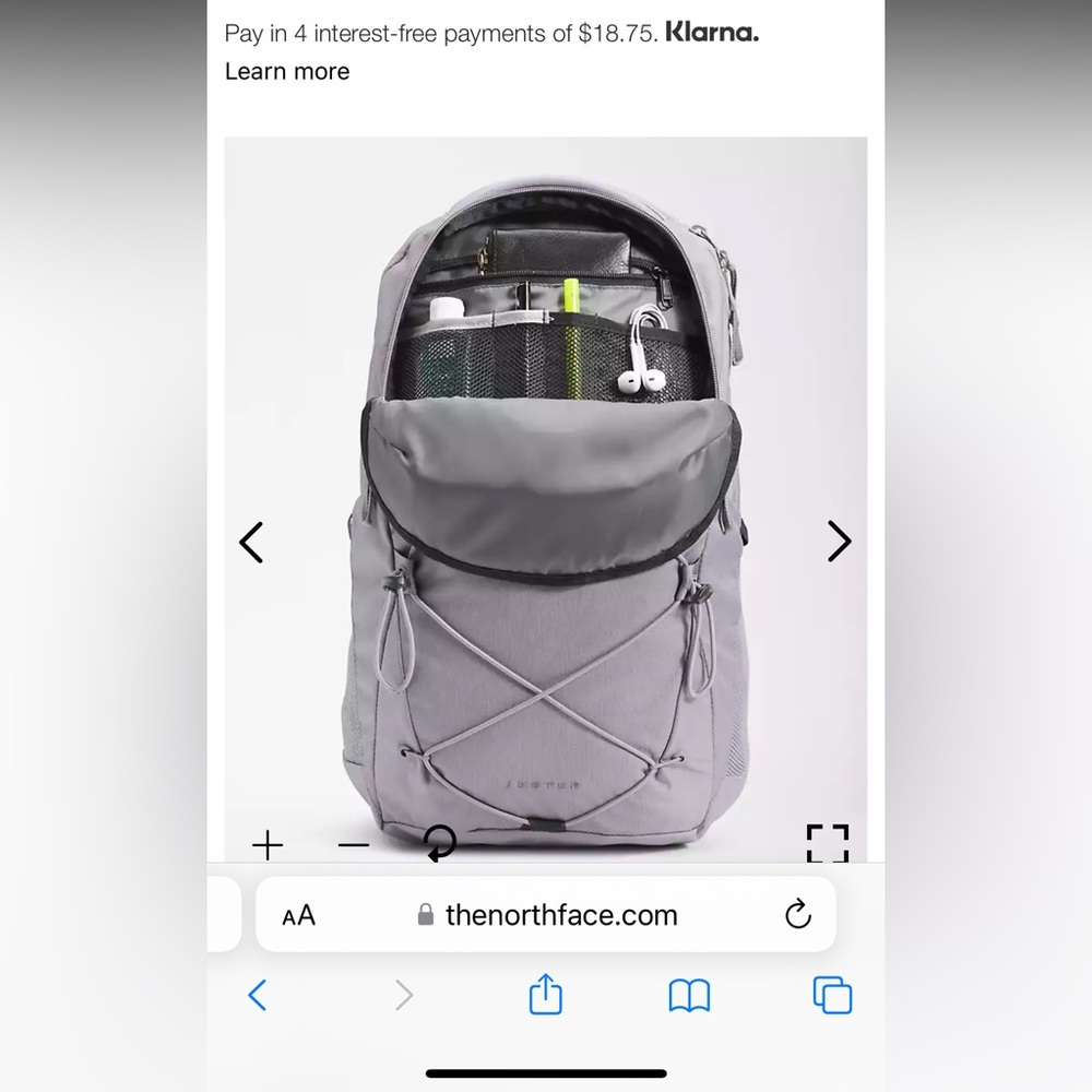 Like new North Face Jester backpack
